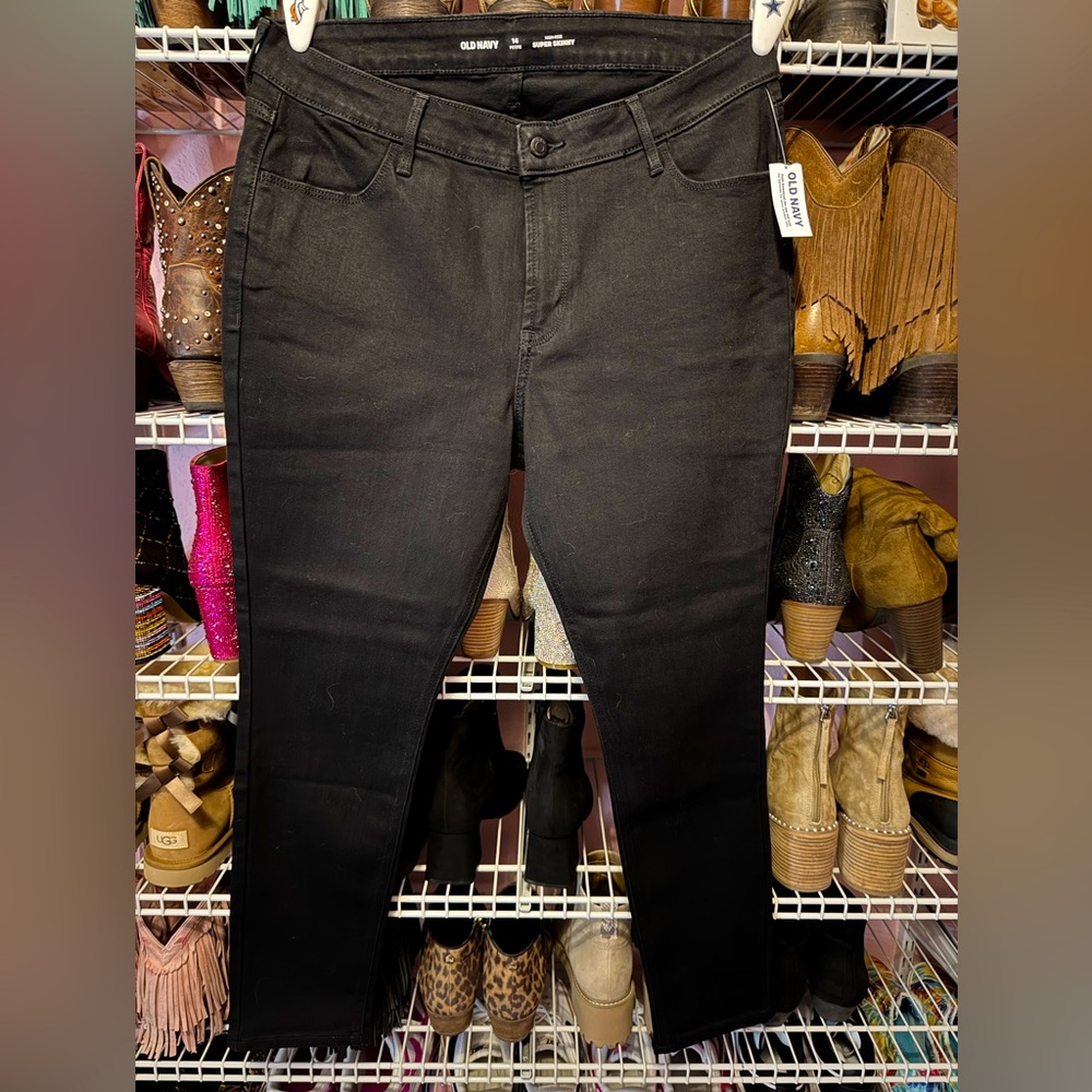 Old Navy black jeans, NWT